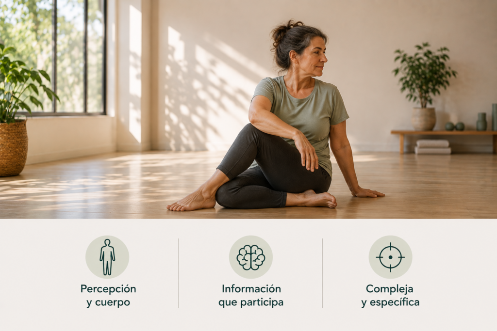 Movimiento Sensacional: percepción e información sensorial durante el movimiento