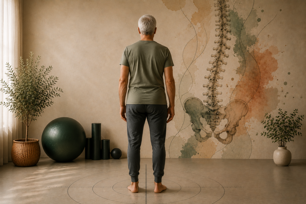 problemas en los pies, dolor de espalda, pies y espalda, verticalidad, centralidad, frontalidad, postura y equilibrio, arcos del cuerpo, arcos del pie, reeducación postural, entrenamiento respetuoso, equilibrio en personas mayores, dolor lumbar, organización corporal, gravedad y postura, pies y columna, envejecimiento activo
