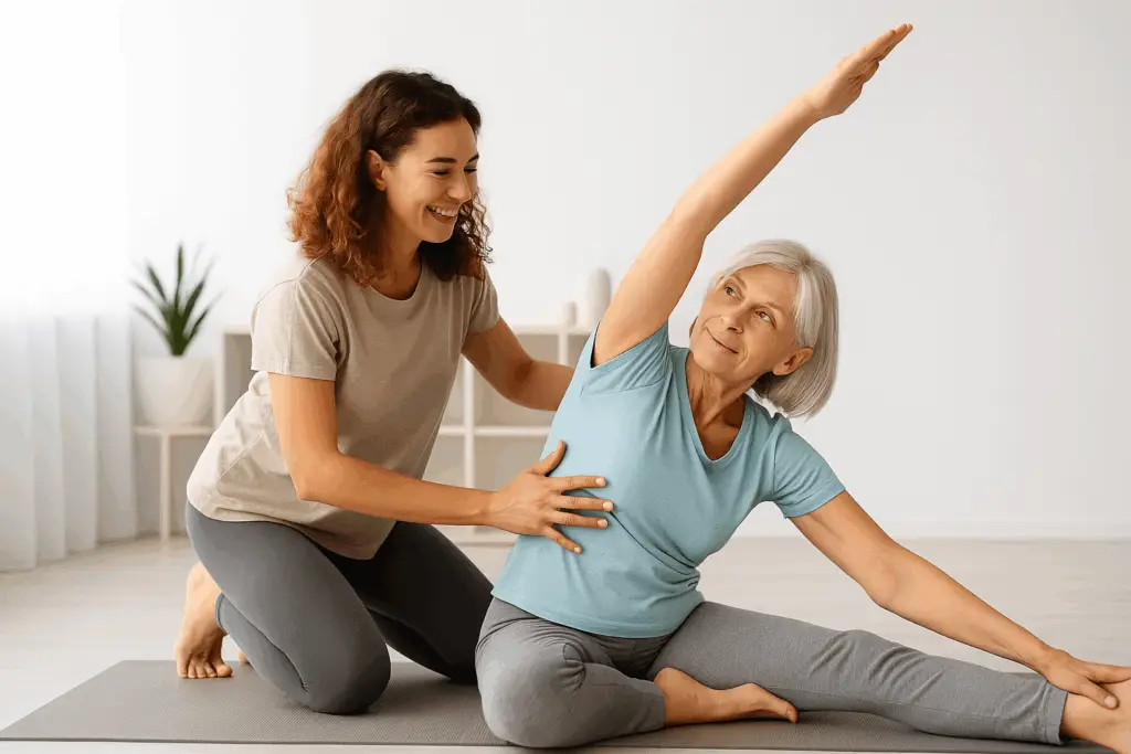 Persona realizando entrenamiento personal respetuoso en Equilibrio Club Alicante